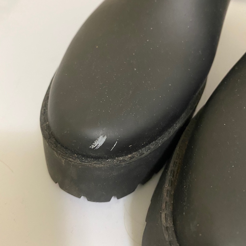 Black Rubber Charlie Rain Boots - Picture 3 of 8